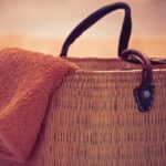 beach bag and towel, summer, sun